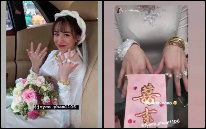 Loạt khoảnh khắc đáng yêu trong đám cưới của con gái Minh Nhựa, số vòng vàng và kim cương của cô dâu gây chú ý