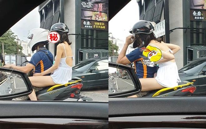 Mặc đồ 'mát mẻ' ra đường nhưng hành động này của cô gái còn khiến nhiều người nhức mắt hơn