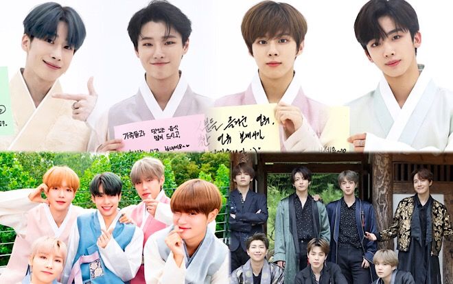 Dàn mỹ nam BTS, X1 và AB6IX khoe sắc trong bộ ảnh mừng Tết Trung Thu 2019