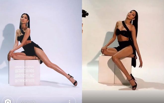 Hoàng Thùy khoe vòng 1 nóng bỏng như 'bom tấn' khiến fan choáng ngợp