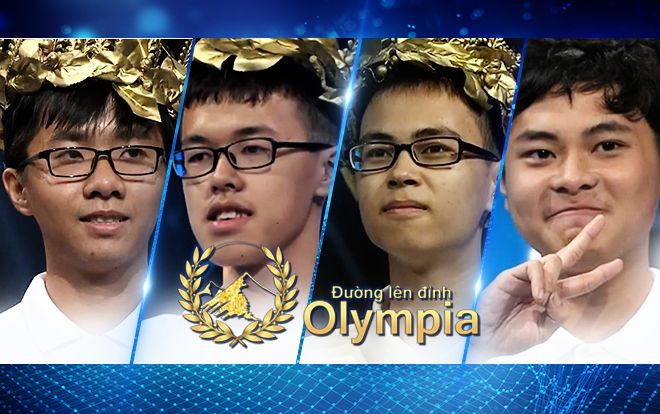 'Soi' thành tích học tập của 4 'nhà leo núi' trong trận chung kết Đường lên đỉnh Olympia 2019