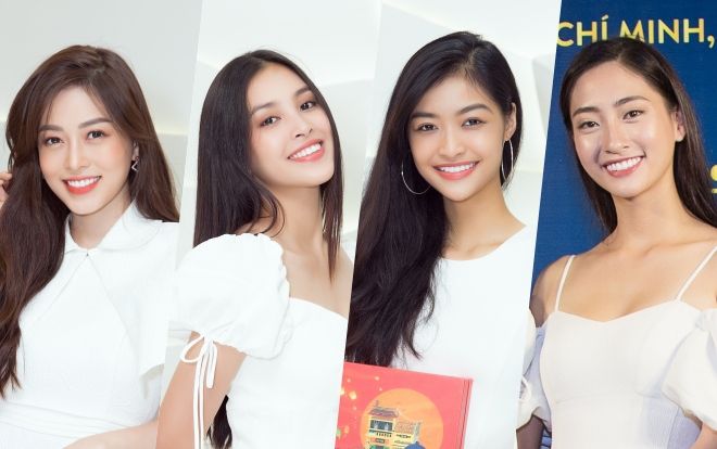 Phương Nga hội ngộ Kiều Loan, 'chị em hoa hậu' Tiểu Vy - Thùy Linh rạng rỡ đón Trung thu