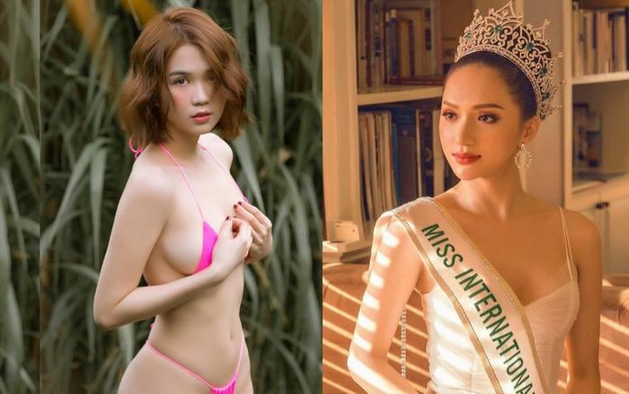 Hương Giang đội vương miện, đeo sash lộng lẫy, Ngọc Trinh mặc bikini tí hon khiến ai cũng 'hoảng'
