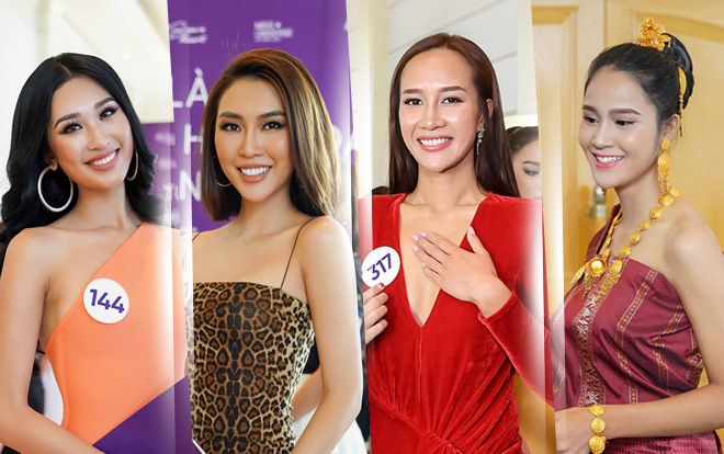 Nguyễn Anh - Tường Linh - Anh Thư nổi bật, thu hút mọi ánh nhìn tại Miss Universe Vietnam 2019