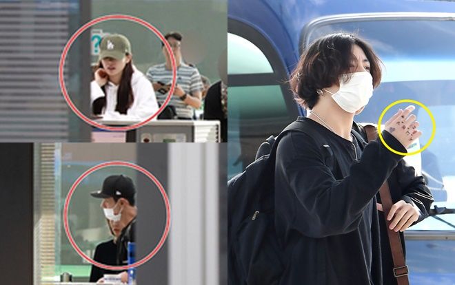 Bắt gặp Hyun Bin - Son Ye Jin ở sân bay, Jungkook (BTS) lộ hình xăm 'Army'