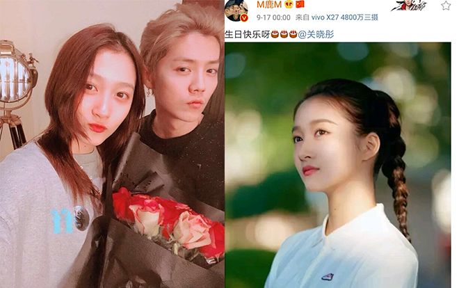 Canh đúng 0 giờ để chúc mừng sinh nhật Quan Hiểu Đồng, đây là động thái 'hùng hồn' nhất của Lộc Hàm để đánh bay tin đồn chia tay