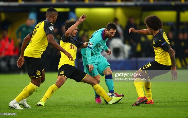 Messi đi bộ 30 phút, Barca hoà bạc nhược Dortmund