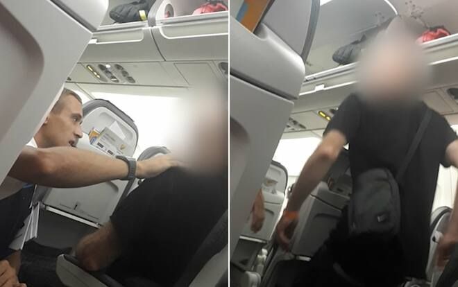 Người đàn ông dọa cắt cổ tiếp viên trên máy bay trong lúc tức giận
