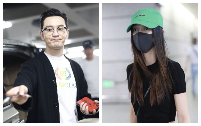 Lảng tránh nhau tại sân bay, Huỳnh Hiểu Minh và Angela Baby khiến tin đồn đã ly hôn càng thêm có cơ sở