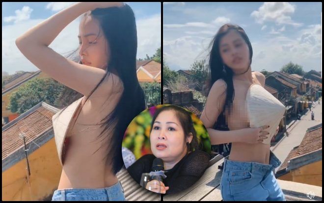 NSND Hồng Vân bức xúc: Cô gái quay clip bán khoả thân ở Hội An không phải diễn viên tại sân khấu kịch Hồng Vân
