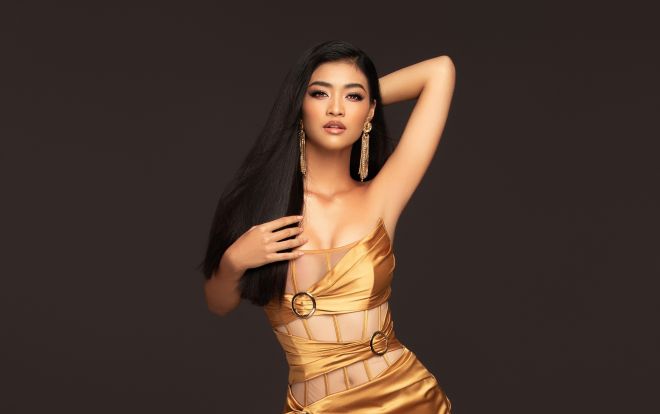 Kiều Loan nửa kín nửa hở vô cùng quyến rũ trong bộ ảnh 'chào hàng' tại Miss Grand International