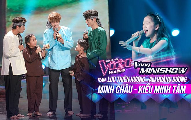 Minh Châu tỏa sáng cùng The Wings, Minh Tâm bản lĩnh một mình 'cân cả' sân khấu The Voice Kids