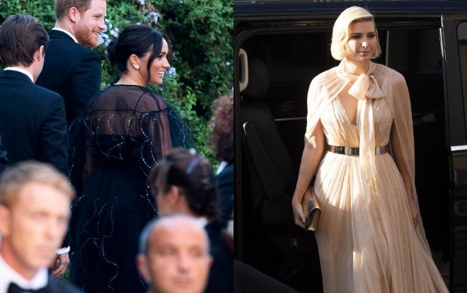 Meghan Markle diện váy gần 300 triệu đồng mà vẫn lép vế trước Ái nữ nhà Trump