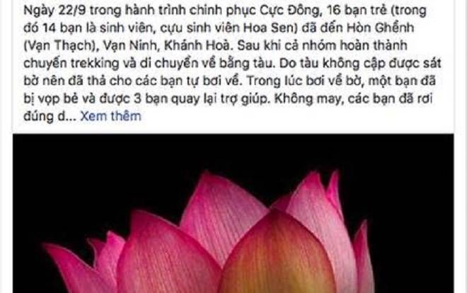 Biết tin cựu sinh viên mất tích trên biển, Hiệu trưởng Trường đại học Hoa Sen viết tâm thư bày tỏ sự lo lắng khiến hàng ngàn sinh viên cảm động