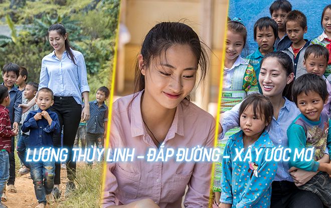 Lương Thùy Linh chuyển 700 tấn vật liệu lên núi, khởi công Dự án nhân ái 'Đắp đường - Xây ước mơ'