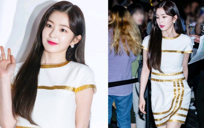 Diện váy trắng dự event Chanel, Irene (Red Velvet) giống hệt nữ thần đi lạc