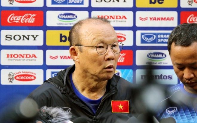 HLV Park Hang Seo: 'Thật may khi U23 Việt Nam không gặp U23 Hàn Quốc'