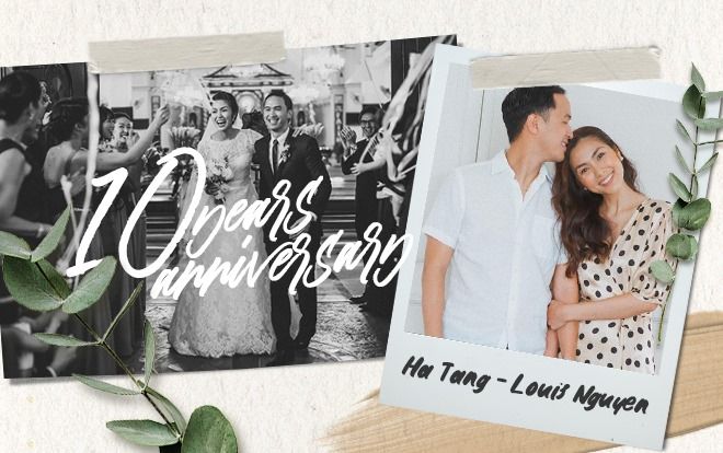 Tăng Thanh Hà đăng ảnh ngọt ngào bên ông xã kỉ niệm 10 năm yêu nhau