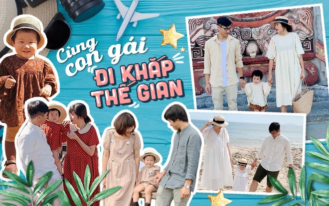 Gia đình nhỏ diện quần áo mix-match khiến ai cũng muốn có ngay một đứa con để cùng nhau đi du lịch