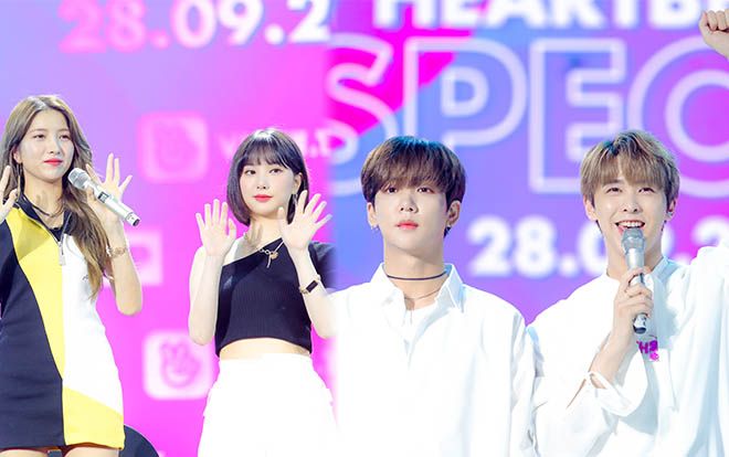 Fansign V Heartbeat Live tháng 9: Những 'thiên thần áo trắng' Snuper cùng dàn 'mỹ nhân' G Friend làm 'náo loạn' phố đi bộ