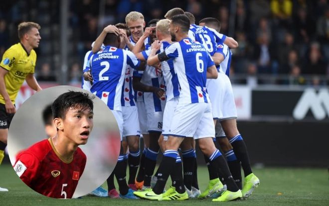 Văn Hậu ‘ngồi xơi nước’, Heerenveen thắng mãn nhãn trên sân khách