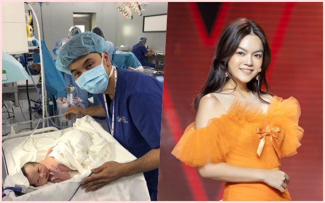 Ưng Hoàng Phúc rạng rỡ khoe con gái cưng, Phạm Quỳnh Anh vui vẻ mừng cháu ra đời