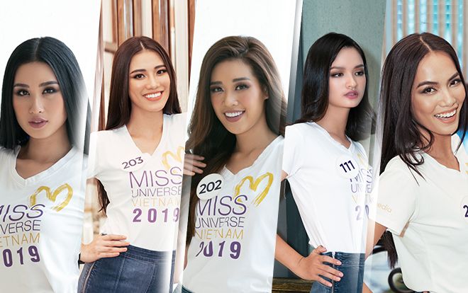 Khánh Vân - Anh Thư - Kim Duyên - Hoàng Phương lọt Top 60 Miss Universe Vietnam 2019