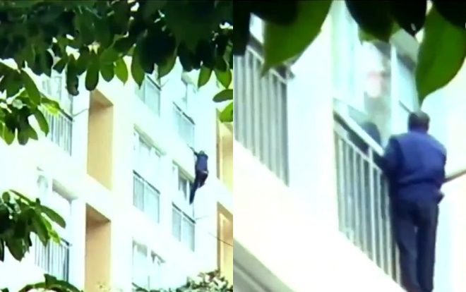 Ông lão 60 tuổi liều mình leo 9 tầng nhà vì lý do khiến dân tình cảm động