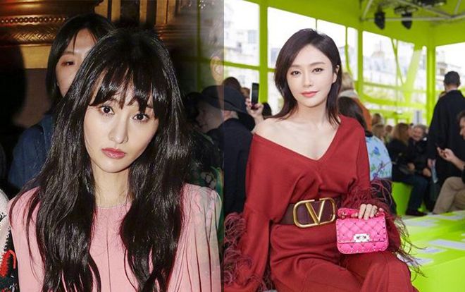 'Phú sát' Tần Lam đẹp rạng ngời - Trịnh Sảng già nua, gầy hóp mặt đi xem show thời trang