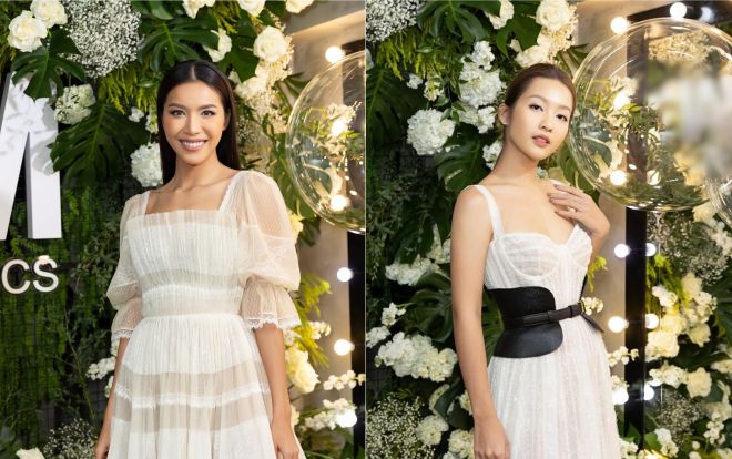 Minh Tú diện váy ngắn khoe chân dài nuột nà, Khả Ngân mặc váy hai dây, tôn thềm ngực gợi cảm