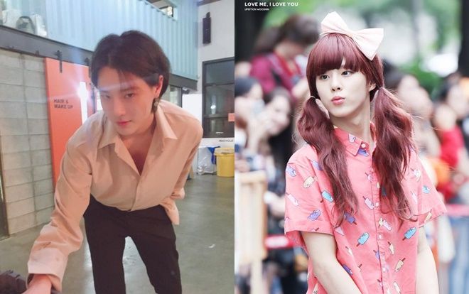 Kim Woo Seok (X1) giả gái cực đáng yêu, Cho Seung Yeon xinh đẹp tựa 'mỹ nhân'