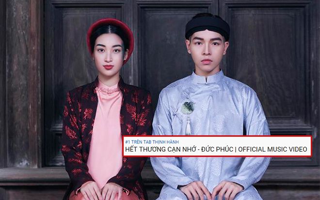 MV 'Hết thương cạn nhớ' (Đức Phúc) chính thức chinh phục top 1 trending Youtube