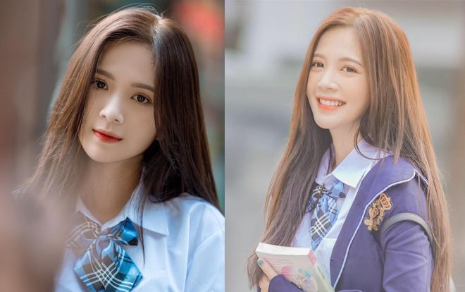 Ngây ngất trước vẻ đẹp mong manh của hotgirl 9X được mệnh danh là 'thanh xuân vườn trường'