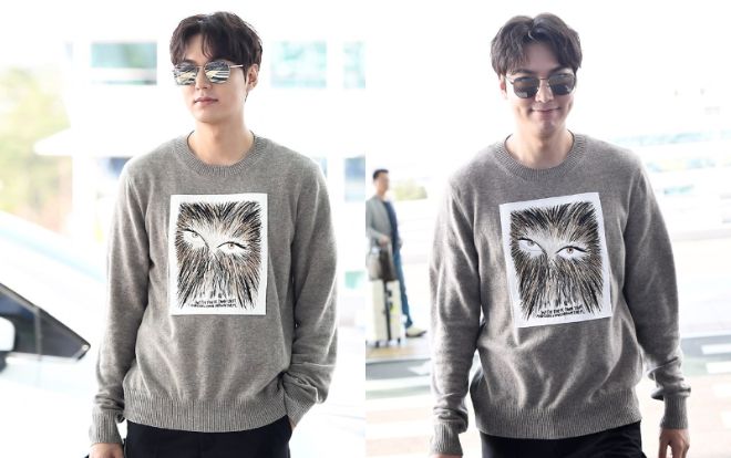 Lee Min Ho bảnh bao trong set đồ hơn 200 triệu đồng tại sân bay sải bước như người mẫu
