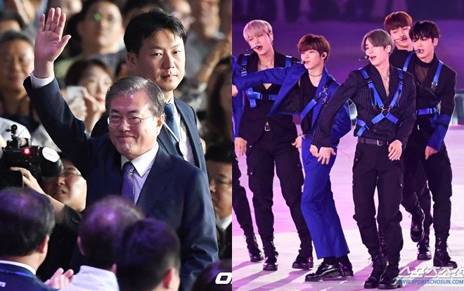 Lộ diện sau scandal, X1 gây xúc động với ca khúc 'Không sao đâu' trước Tổng thống Moon Jae In