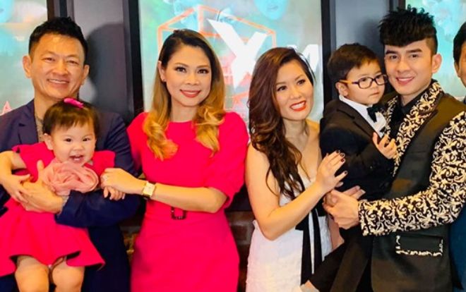 Con gái Thanh Thảo và con trai Đan Trường quấn quýt nhau ngay lần đầu gặp mặt