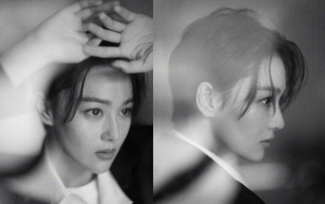 Trương Hinh Dư với mái tóc ngắn xuất hiện ở sân bay, đẹp trai không thua các nam thần