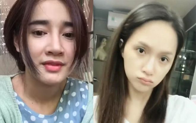 Nhan sắc sao Việt hiện 'nguyên hình' khi để mặt mộc livestream