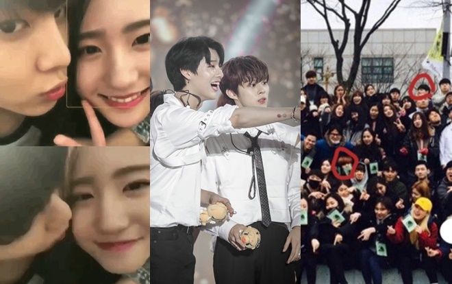 Kim Woo Seok (X1) học cùng trường với Cho Seung Yeon, lộ clip ôm ấp tình tứ với gái lạ