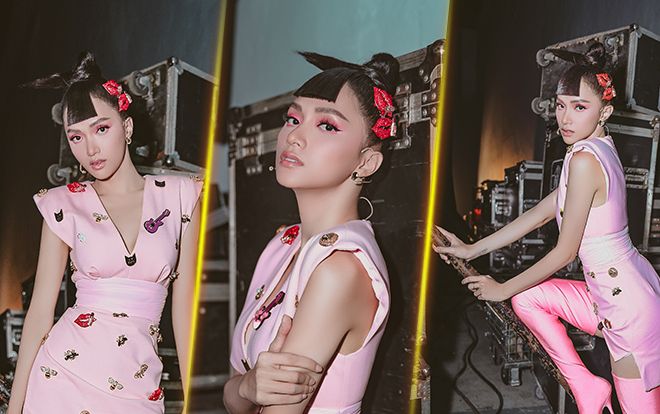 Hương Giang đẹp sắc sảo với kiểu tóc Nhật Bản độc đáo, pose dáng 'ngầu' khiến fan mê mệt