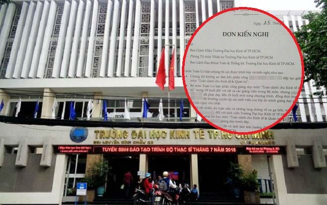 Trưởng bộ môn đòi nghỉ việc vì không chấp nhận một giảng viên 'có tình cảm không đúng đắn' với sinh viên