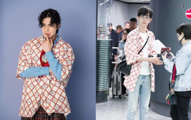 Lee Dong Wook đụng hàng áo với Tiêu Chiến: Ai đẹp hơn ai?