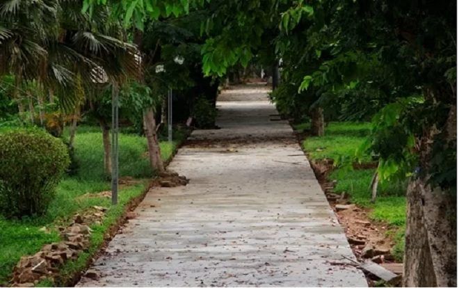 Làm đường đi bộ dọc sông Hương