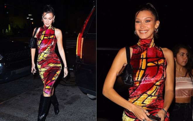 Khoe dáng vóc không tì vết, nhưng Bella Hadid lại mất điểm vì khuôn mặt cứng đờ
