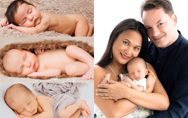 Vợ mới của chồng cũ Hồng Nhung lần đầu khoe ảnh con trai mới sinh