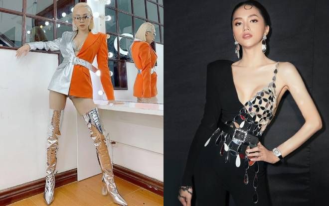 Mỹ nhân Việt diện mốt 2 tone màu đối lập: Tóc Tiên chất lừ nhưng đỉnh cao phải là Hương Giang