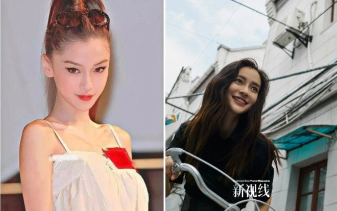 Hình ảnh Angelababy làm người mẫu lúc trẻ hoàn toàn khác biệt với hiện tại