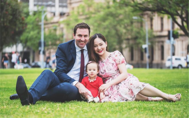 Mới hơn tuổi, con gái Lan Phương đã lộ rõ nét mĩ nhân tương lai