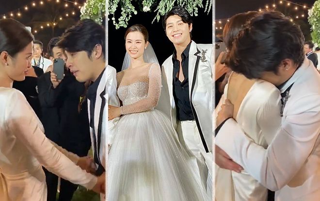 Xúc động trước clip Noo khóc, ôm chặt Đông Nhi trong đám cưới: 'Mày phải thật sự hạnh phúc nha'