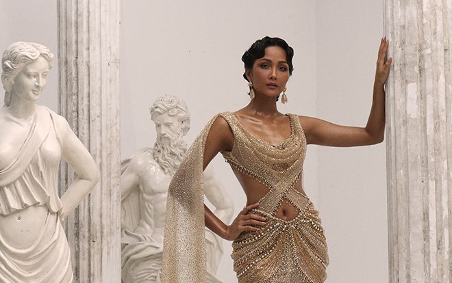 Tạm dừng chân tại MUV, H'Hen Niê khoe body chẳng chút mỡ thừa khi hóa nữ thần Hi Lạp